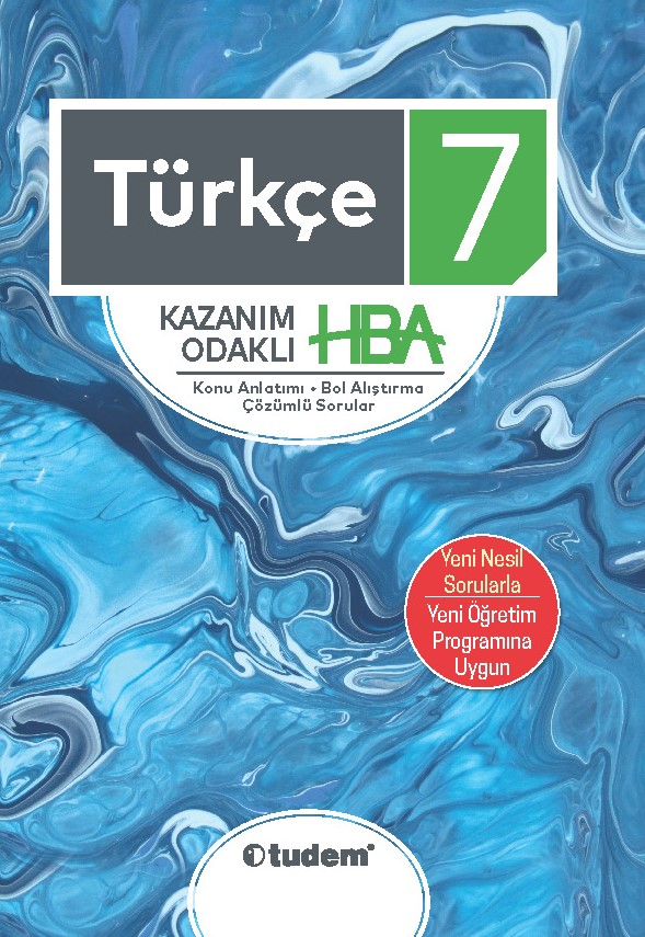 7. Sınıf Türkçe Kazanım Odaklı HBA | Tudem Yayın Grubu